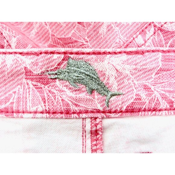 NEW! Tommy Bahama Boardwalk Bermuda Denim Shorts Soft Flamingo Pink SZ 36 - Picture 7 of 8
